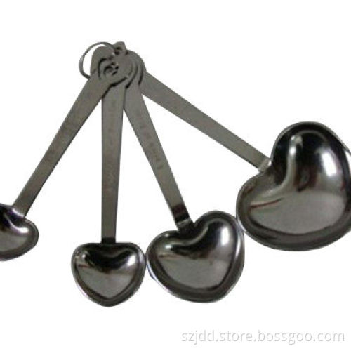 Heart Shaped Metal Coffee Spoon, Used in Wine and Drink, Available in Various Sizes
